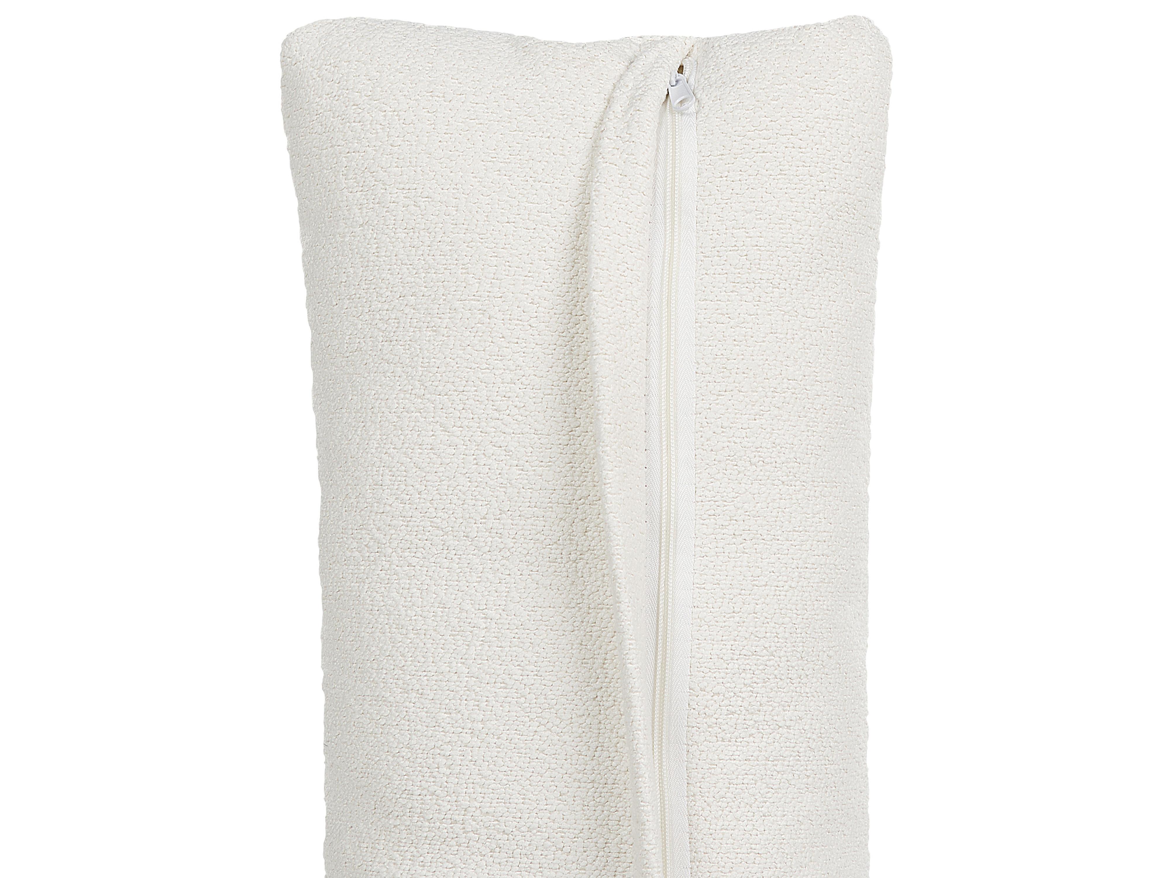 Linkszijdige chaise longue HELLNAR Bouclé Gebroken wit