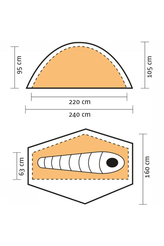 Hilleberg Hilleberg Soulo 1-Persoons Koepeltent