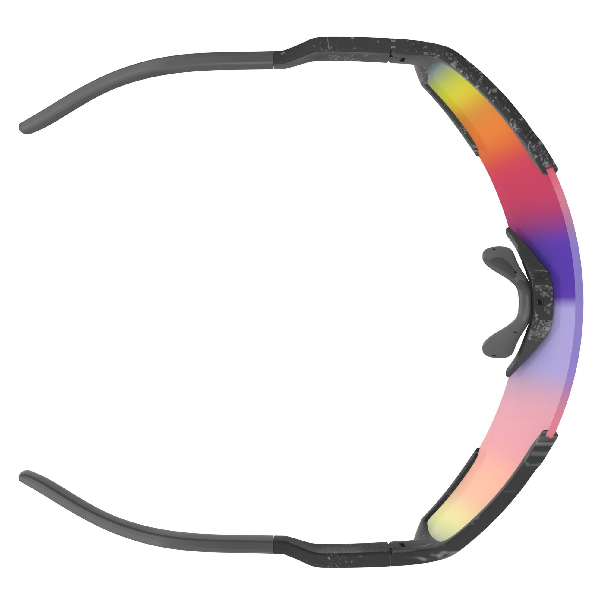 SCOTT Shield Cykelbriller Sort Marmor/Teal Chrome