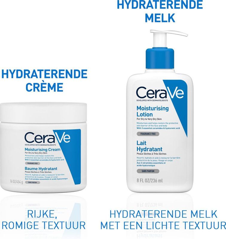 Cerave - Hydraterende Lotion - 1000ml - Huidverzorging - Voor Alle Huidtypes