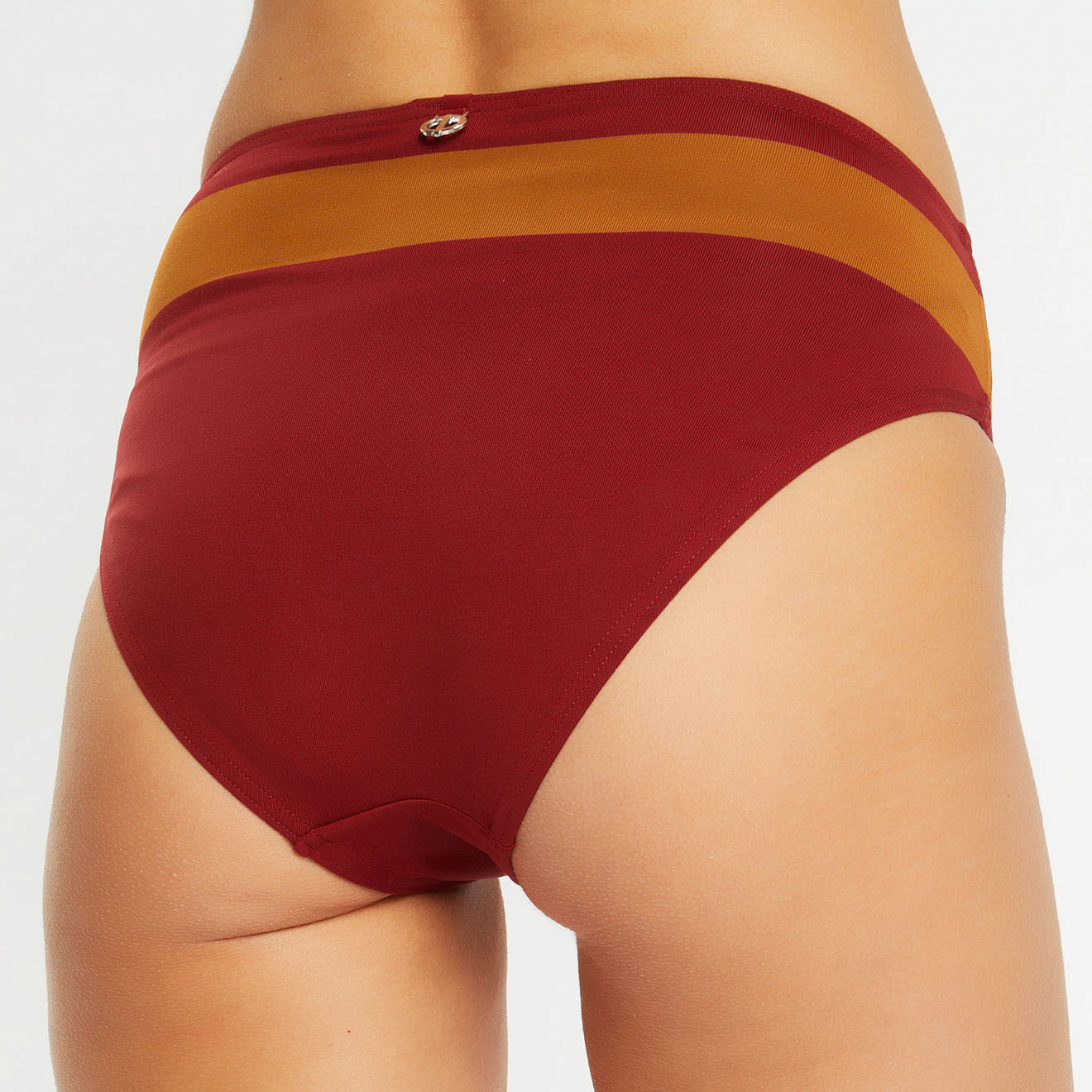 Iodus Bas de maillot de bain Iker rouge foncé