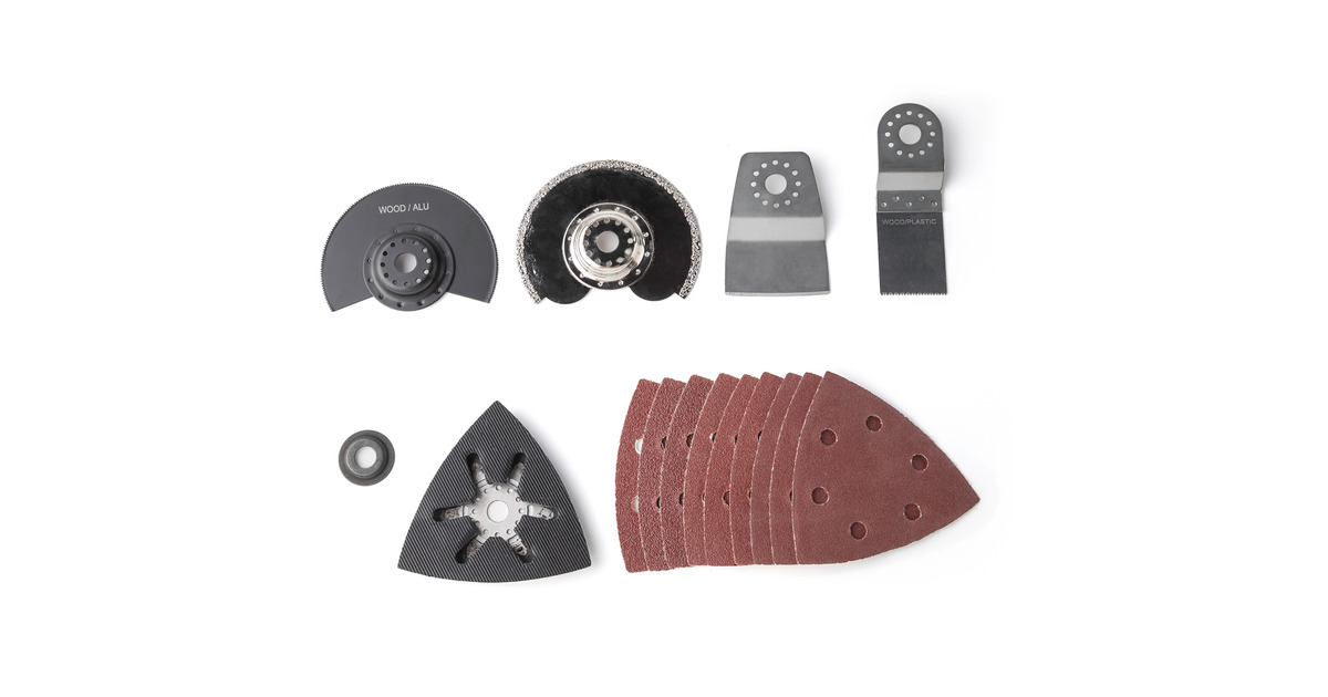 EINHELLMultitool VARRITO multifunctioneel gereedschap  (Rood/zwart, Accu en oplader niet inbegrepen)