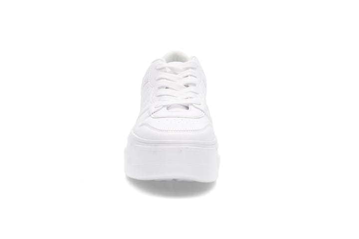 Helhvit retro sneakers