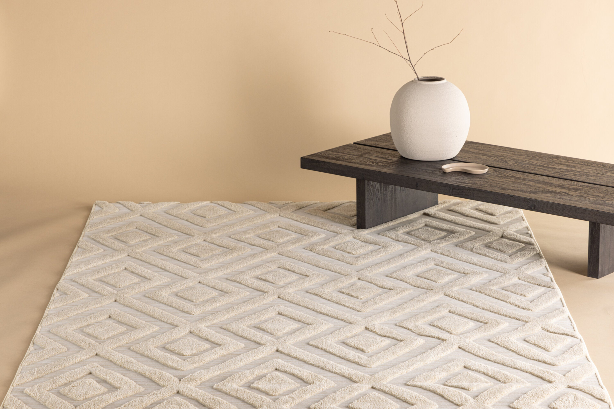 Huria Vloerkleed 230x160cm - Beige