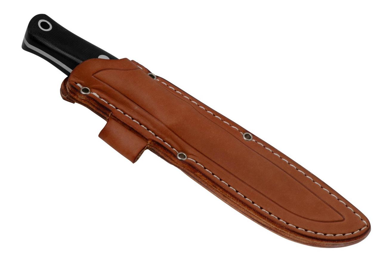 Bark River Euro Bushcrafter 06-186-BCM MagnaCut, Black Canvas Micarta bushcraftmes