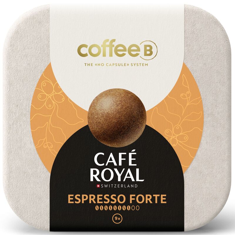 CoffeeB by Café Royal Coffee Balls Espresso Forte, 9 Stück