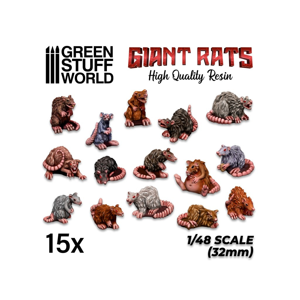 Giant Rats Resin Set