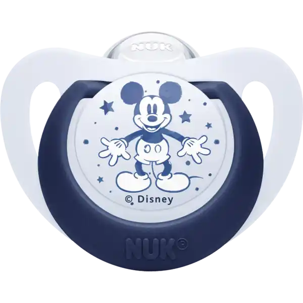 Disney Mickey Mouse Star Day & Night Silikon-Schnuller 6-18 Monate