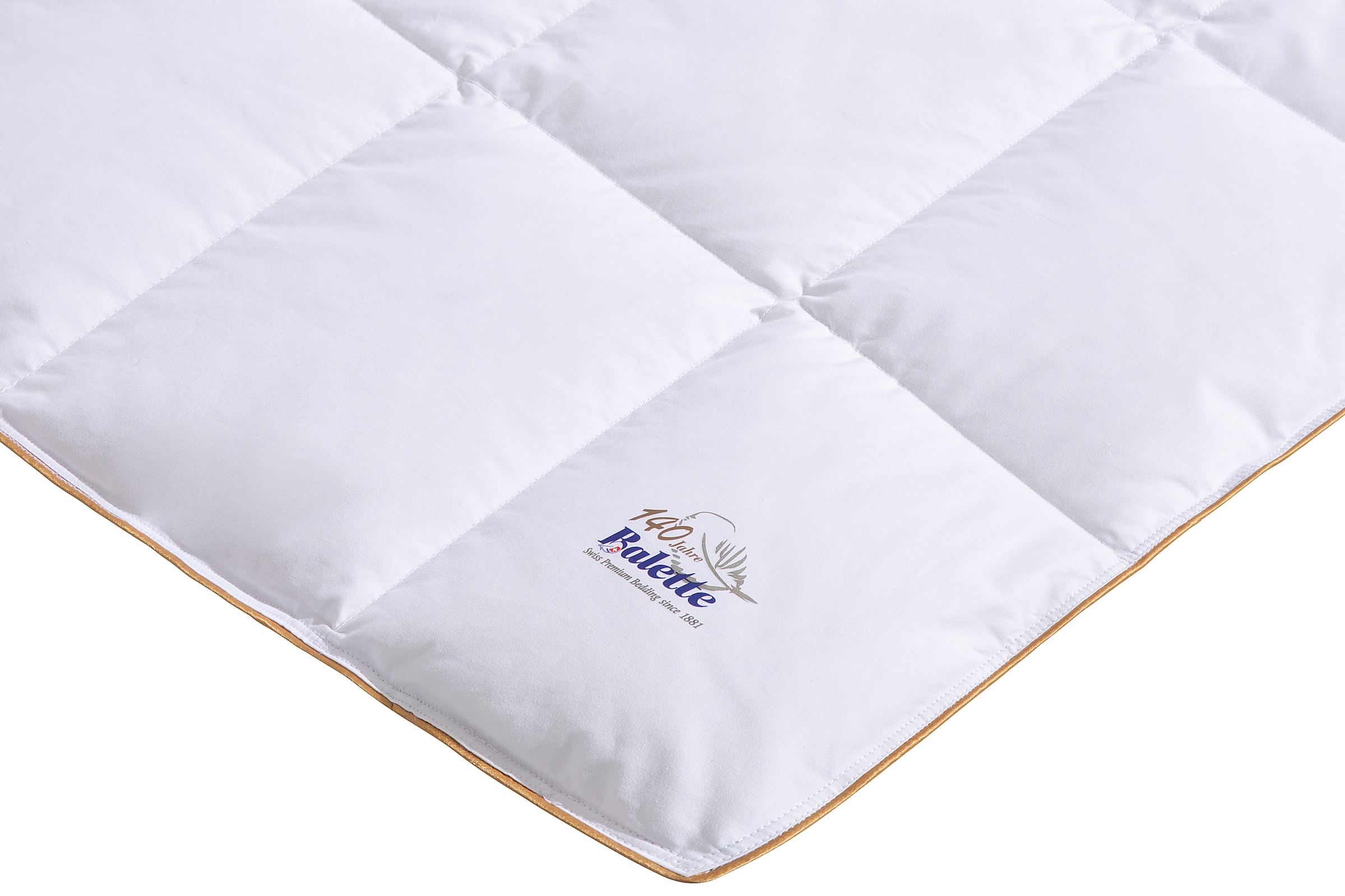 Balette Daunenbettdecke »Edition 140 Jahre, Bettdecken für Sommer & Winter, Ganzjahresdecke« leicht Füllung 100Daunen 1 Stk. tlg. Bettdecke 135x200, 155x220 cm & weitere Grössen, Made in Germany