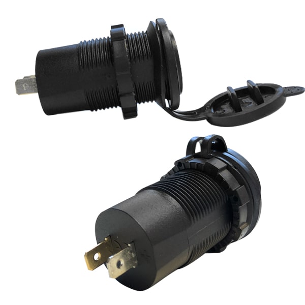 Socle avec 2 prises USB à encastrer charge rapide