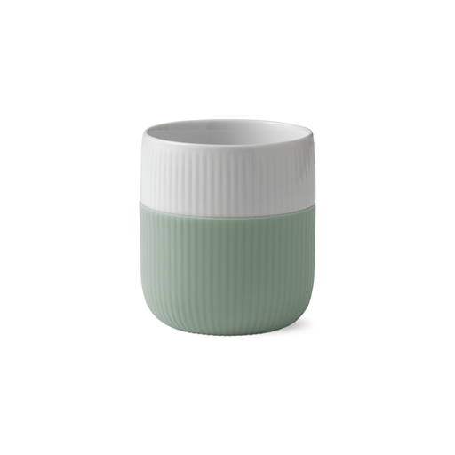 Royal Copenhagen Riflet Contrast Krus, Grøn, 33 cl