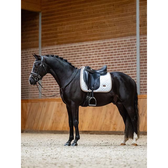 Zadeldek Equestrian Stockholm Modern White Sand Dressuur Wit-beige