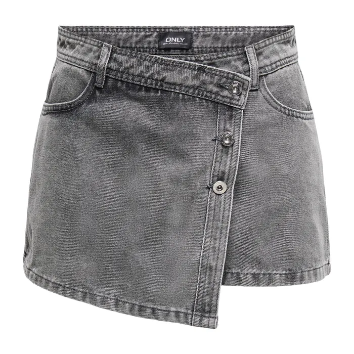 Only Lesly Denim Wrap Skort Dames