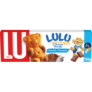 LU LULU Beertjes Chocolade Cakes ( 5 x 30 g) 150g