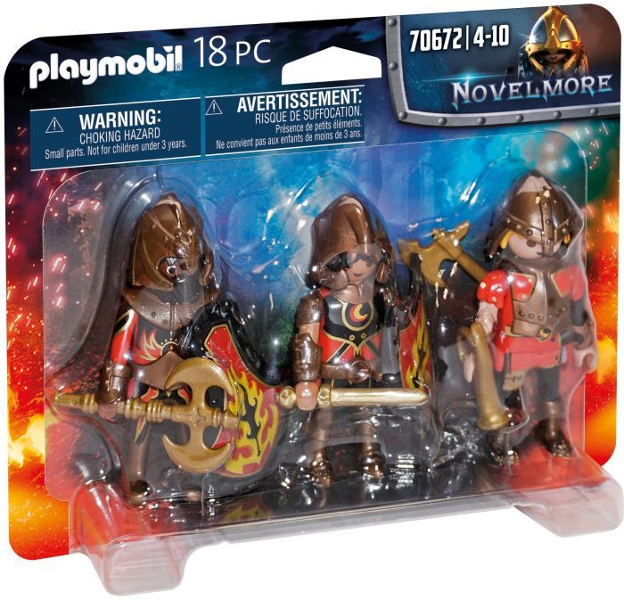 PLAYMOBIL® 70672 Novelmore Burnham Raiders 3er-Set