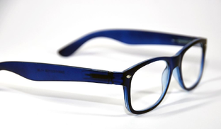 Melleson Optics Leesbril Wayfarer Mat Blauw  2.50 1ST