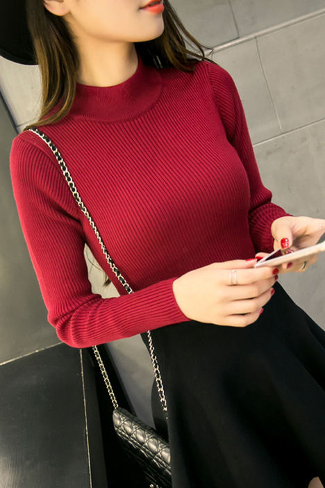 Happo - Mock-neck trui