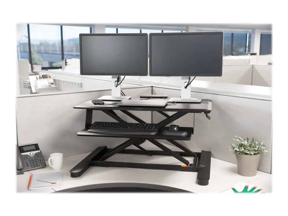 Kensington SmartFit® hæve/sænkebord Sort