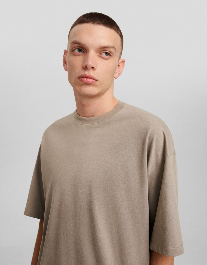 Camiseta de manga curta oversized