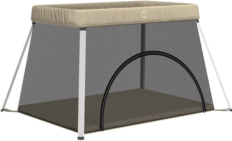 Babybox - Opvouwbaar - Aluminium - Linnen - Ademend
