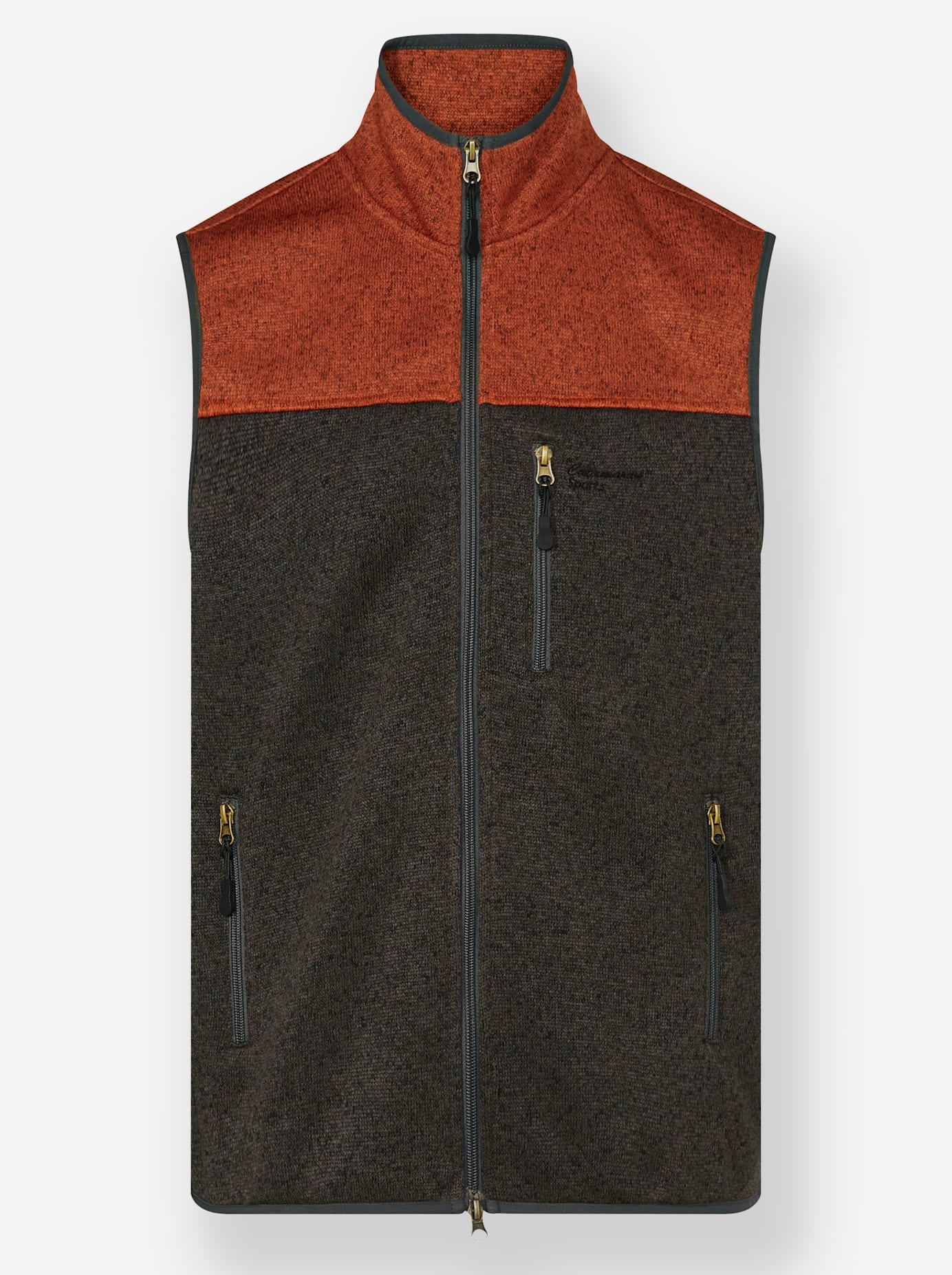 Catamaran Strickfleecejacke ohne Kapuze
