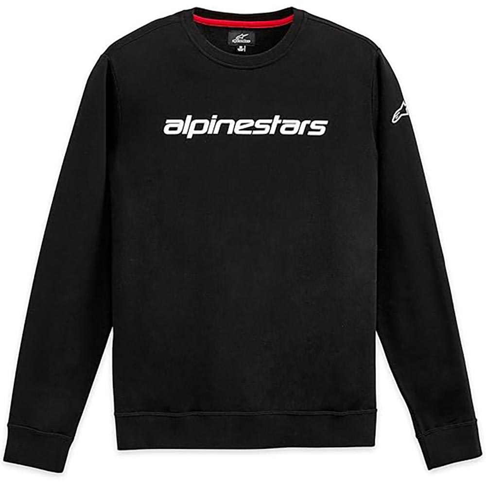 Alpinestars - Sweat Linear Crew V3 Noir / Blanc