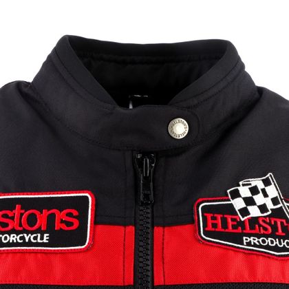 Blouson Helstons STURGIS AIR - Noir / Blanc