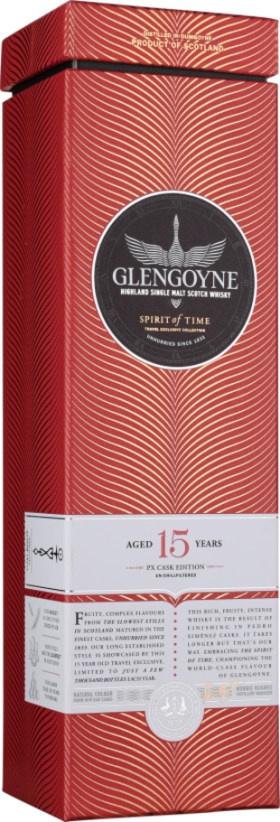 GLENGOYNE 15 YEARS PX CASK 70CL