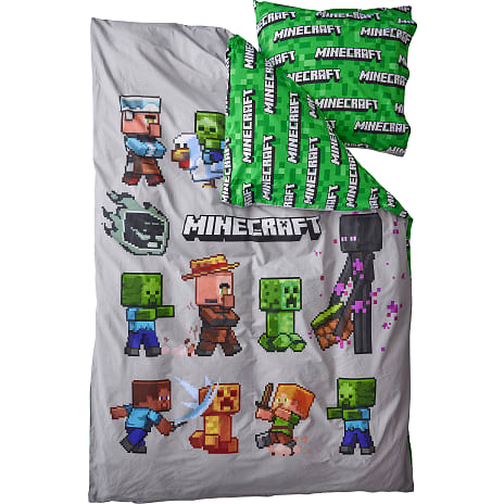 Minecraft sengetøj - 140x200 cm