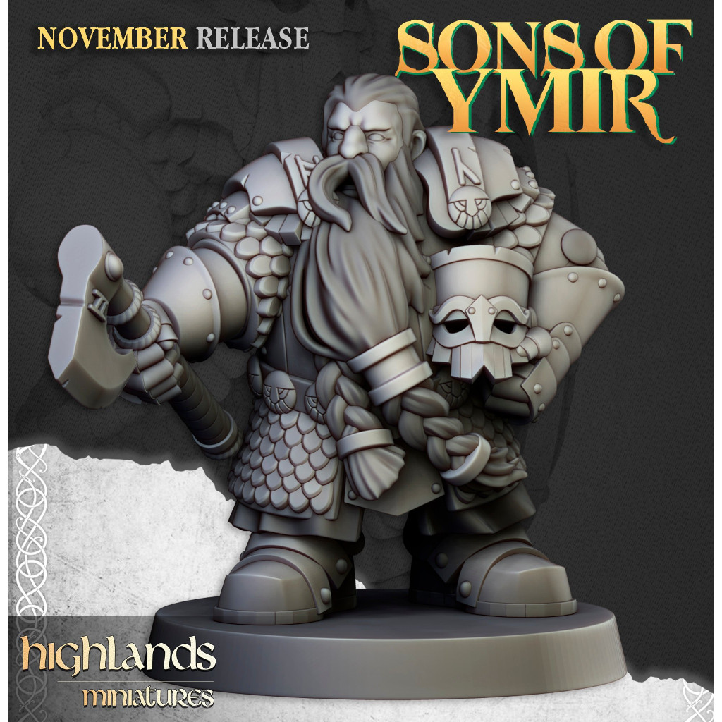 Highlands Miniatures - Sons of Ymir - Guerriers Nains