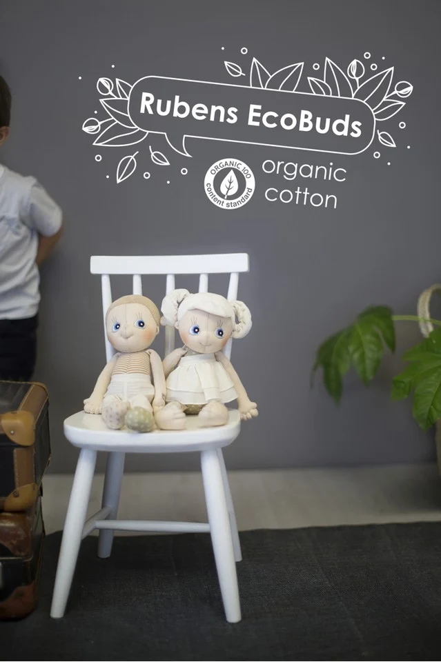 Rubens Barn - Økologisk EcoBuds dukke, Daisy