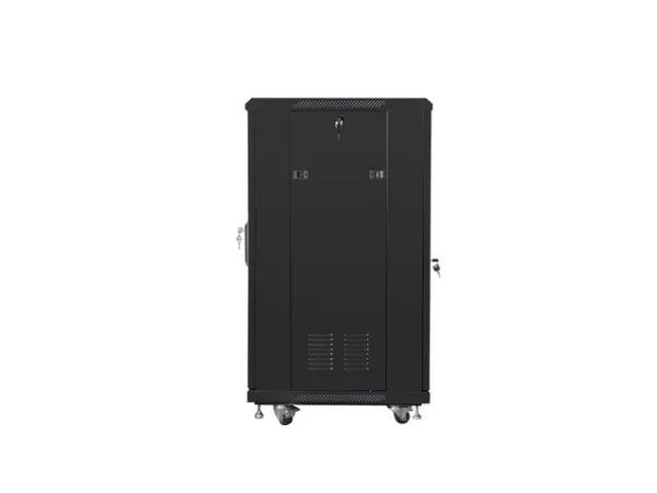 Lanberg - Rack kabinet - sort, RAL 9004 - 22U - 19