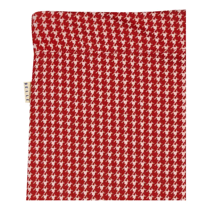 Bellerose Pantalon Fiona Vichy Flare | Rouge