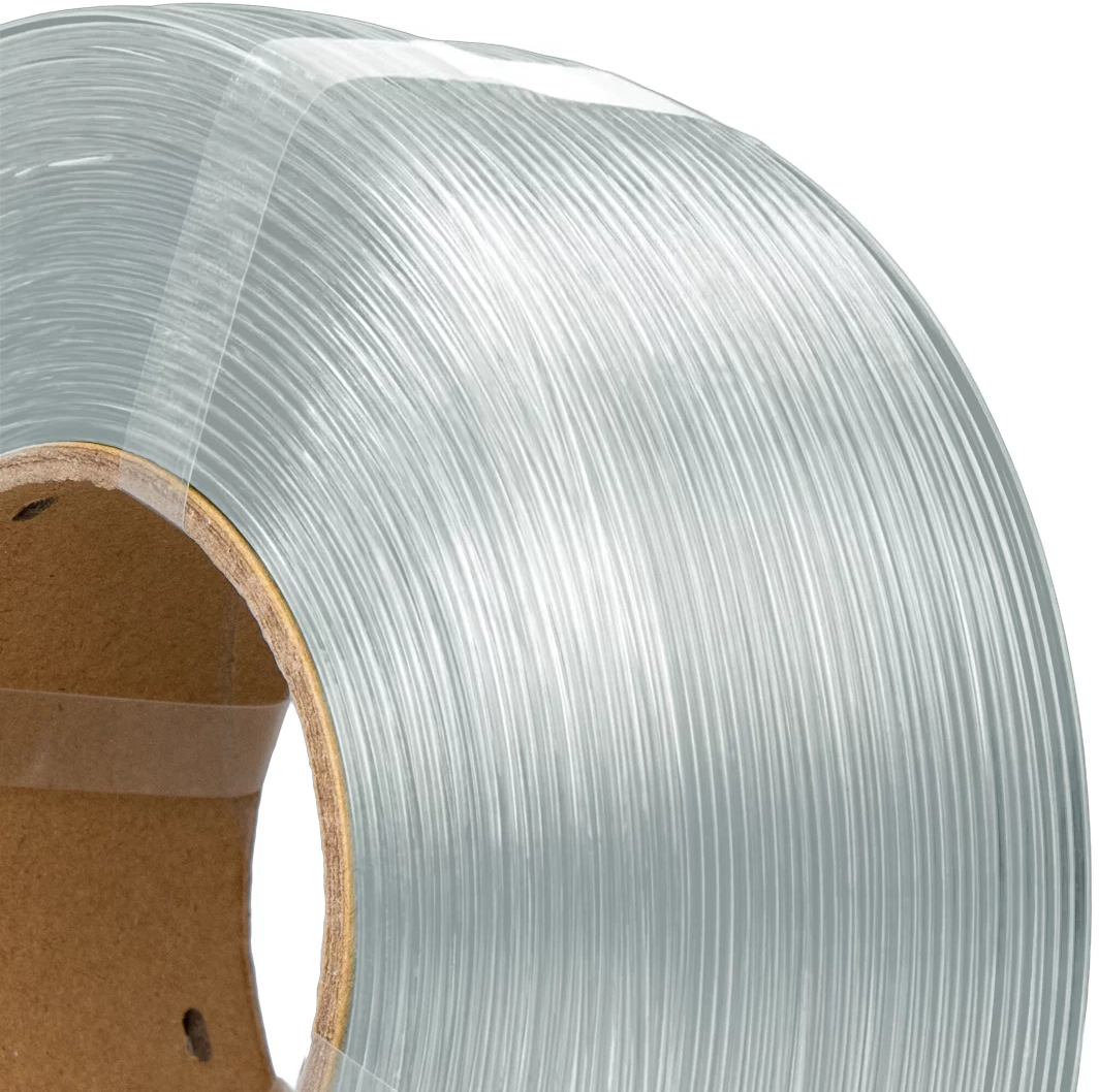 AzureFilm  PCTG Refill Transparent, 1,75 mm / 1000 g    Leicht zu verarbeitendes Material mit hoher Temperaturbeständigkeit in Transparent, ohne Spule