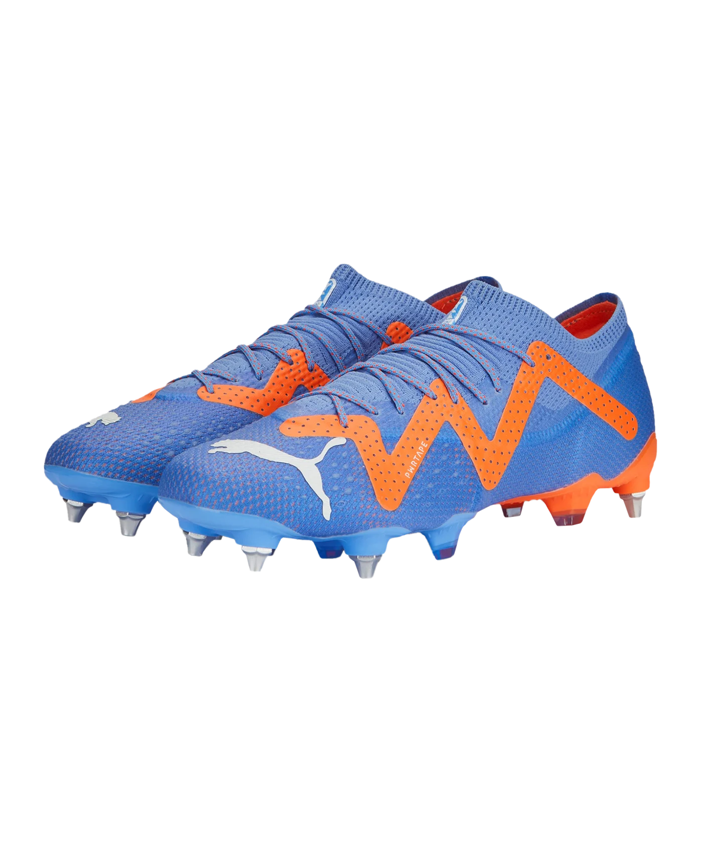 PUMA FUTURE Ultimate Low MxSG Supercharge Blau Orange F01