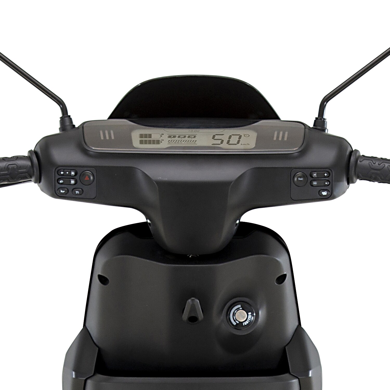 AsVIVA EM1 Elektro-Motorroller, schwarz - versch. Farben
