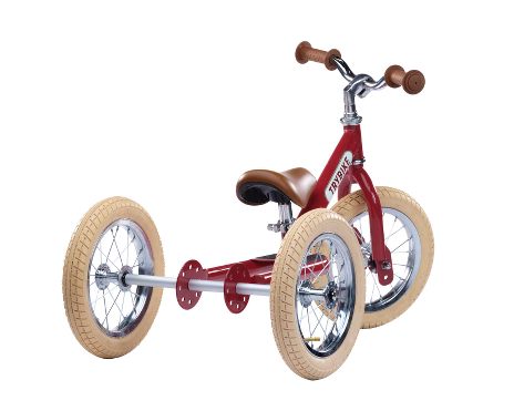 Trybike Balance / Løbecykel 3 Hjul Rød