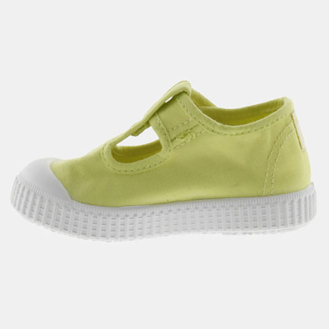 Victoria Sneakers babies Anais en Toile jaunes