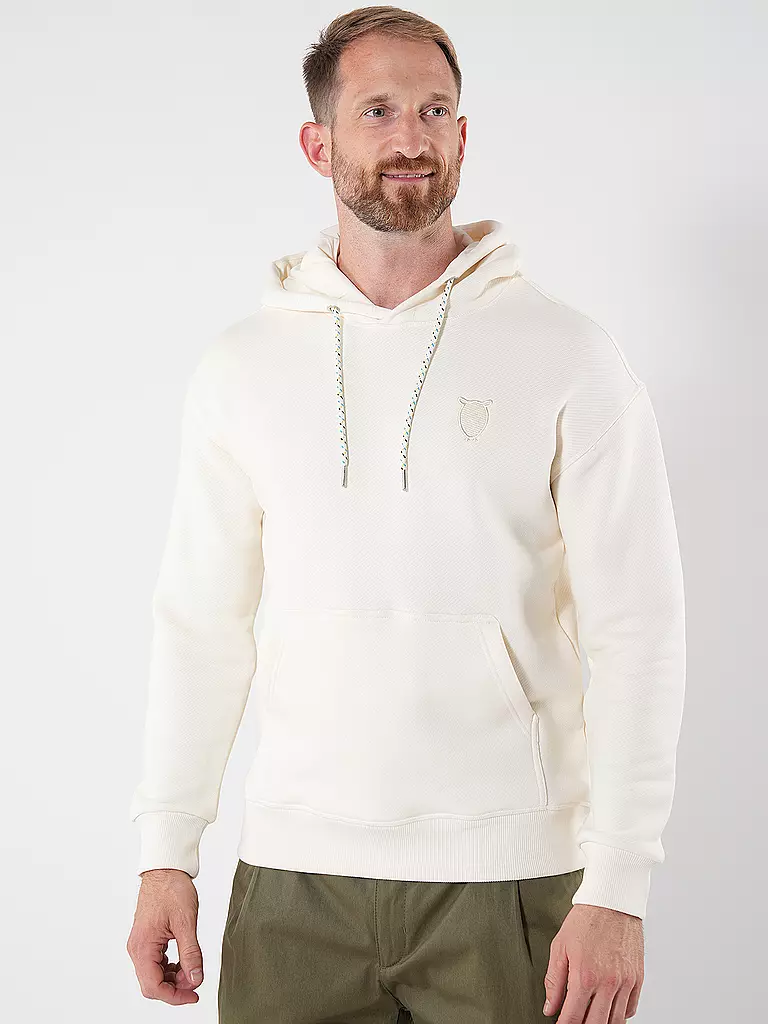 KNOWLEDGE COTTON APPAREL Kapuzensweater - Hoodie creme