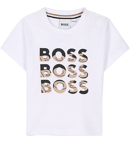 BOSS T-Shirt - Weiß m. Print