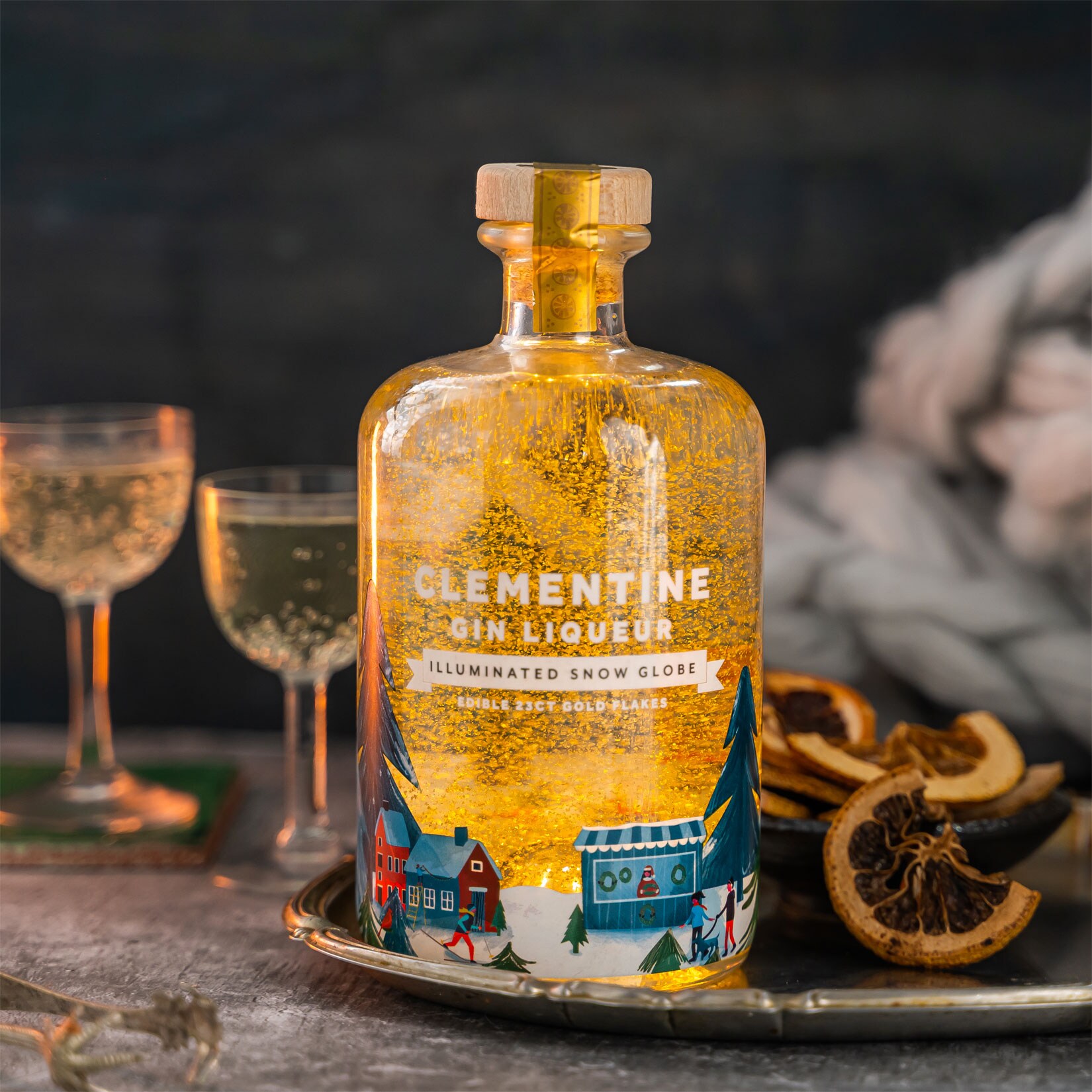 Clementine Snow Globe Gin Liqueur 20,0 % vol 0,7 Liter