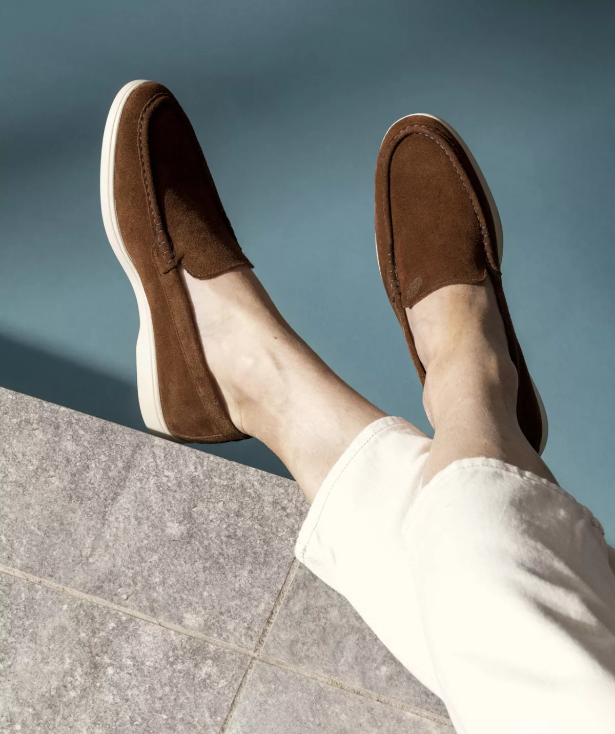 Mocassin MONACO Daim Marron