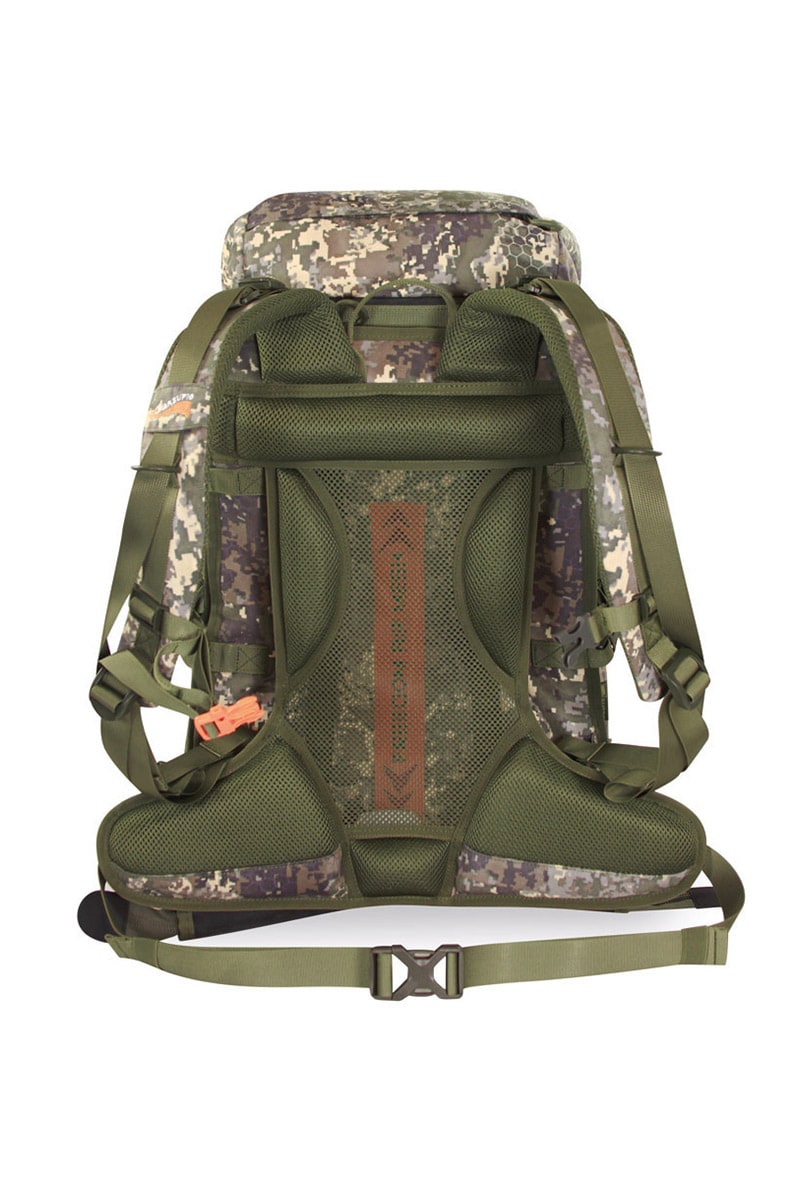 Marsupio Suede Camo jaktsekk 65L<br>Jaktsekk med helt rått bæresystem!