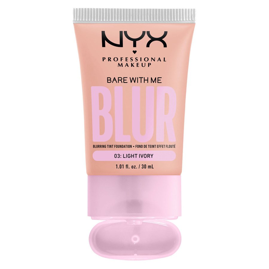NYX Professional Makeup Bare With Me Blur Tint Foundation 03 Light Ivory 30ml