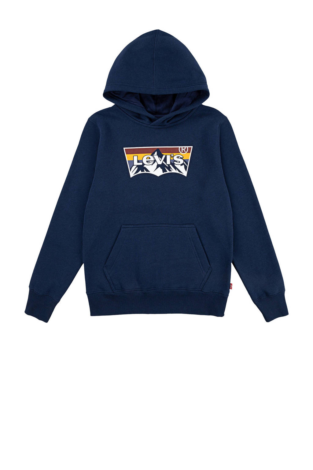 Levi's hoodie MOUNTAIN BATWING met logo donkerblauw