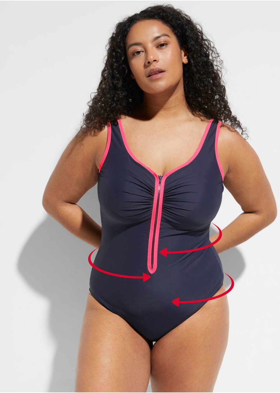 Maillot 1 pièce sculptant avec effet sculptant léger
