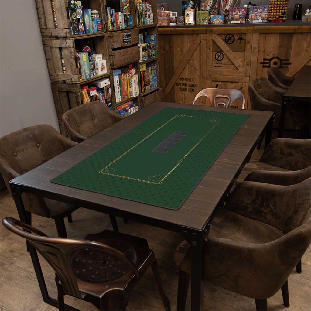 Tapis Jeu de Cartes - Poker Vert (60 x 120cm)