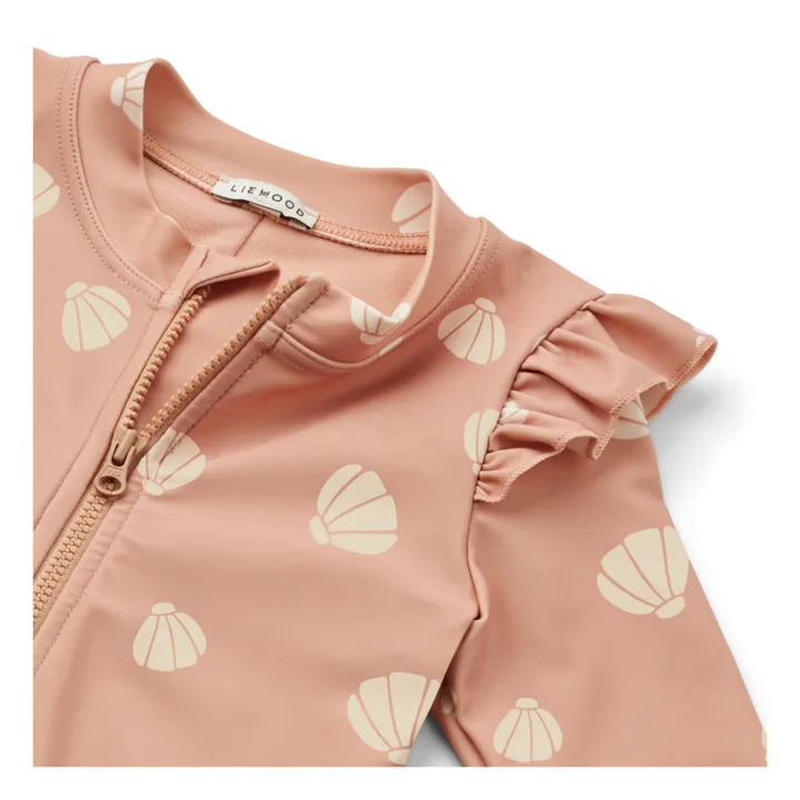 Liewood Combishort Anti-UV Amel | Rose pêche