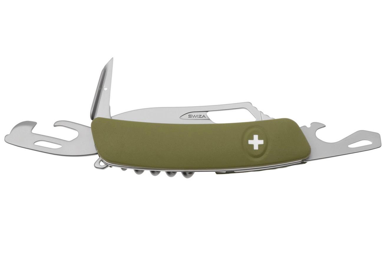 Swiza SH03 R AM, KSH.0036.1050, Olive, Zwitsers zakmes, 6 tools