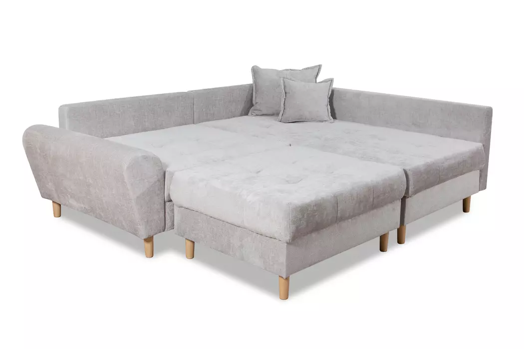 Ecksofa mit Hocker Rice